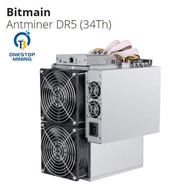 Het Muntstuk die van Bitmainantminer Dr5 34th/S Decred Minerstat Dcr 175x279x238MM ontginnen