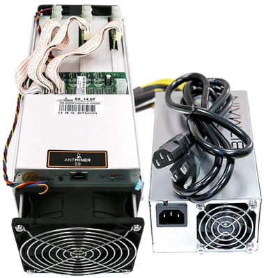 Gebruikte Gerenoveerde Bitmain Antminer S9 13,5 Th/S Sha 256 Bitcoin-Mijnwerker 78dB