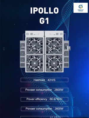 G1 van het de Grijnsmuntstuk van Mini From Ipollo 2800W 40G/S de Pool van de Mijnbouwasic