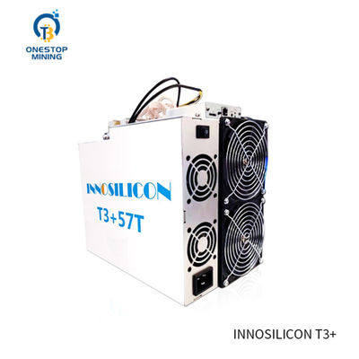 in de Mijnwerker van voorraadinnosilicon T3+57t BTC Asic met psu 220v/110v