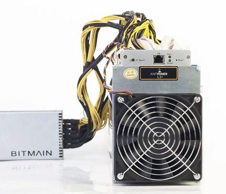 Antminer L3+ 504 de Mijnwerker Scrypt Miner Asic van Mh/S Litecoin Bitmain