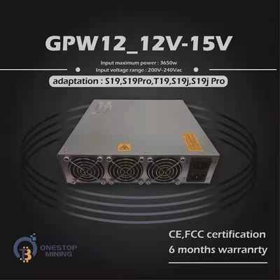3650W voeding voor de Reeks van Bitmain S19 S19Pro S19J S19JPro S19A