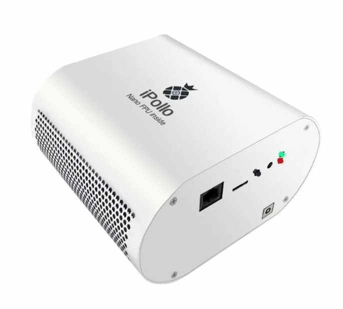 De Mijnwerker van het de Grijnsmuntstuk van de Ipollog1 Mini Asic Miner 1.4gpas/S 100w Cryptocurrency Mijnbouw